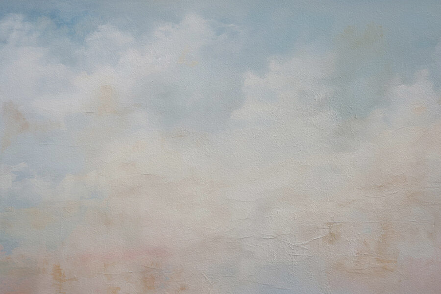 Blauer Himmel mit Wolken