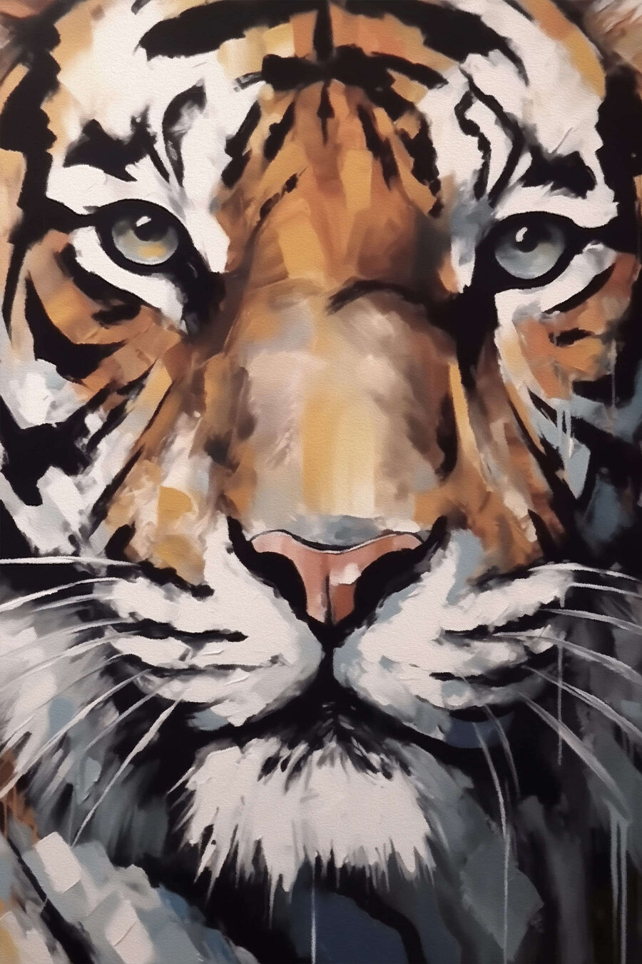 Gemälde eines Tigers