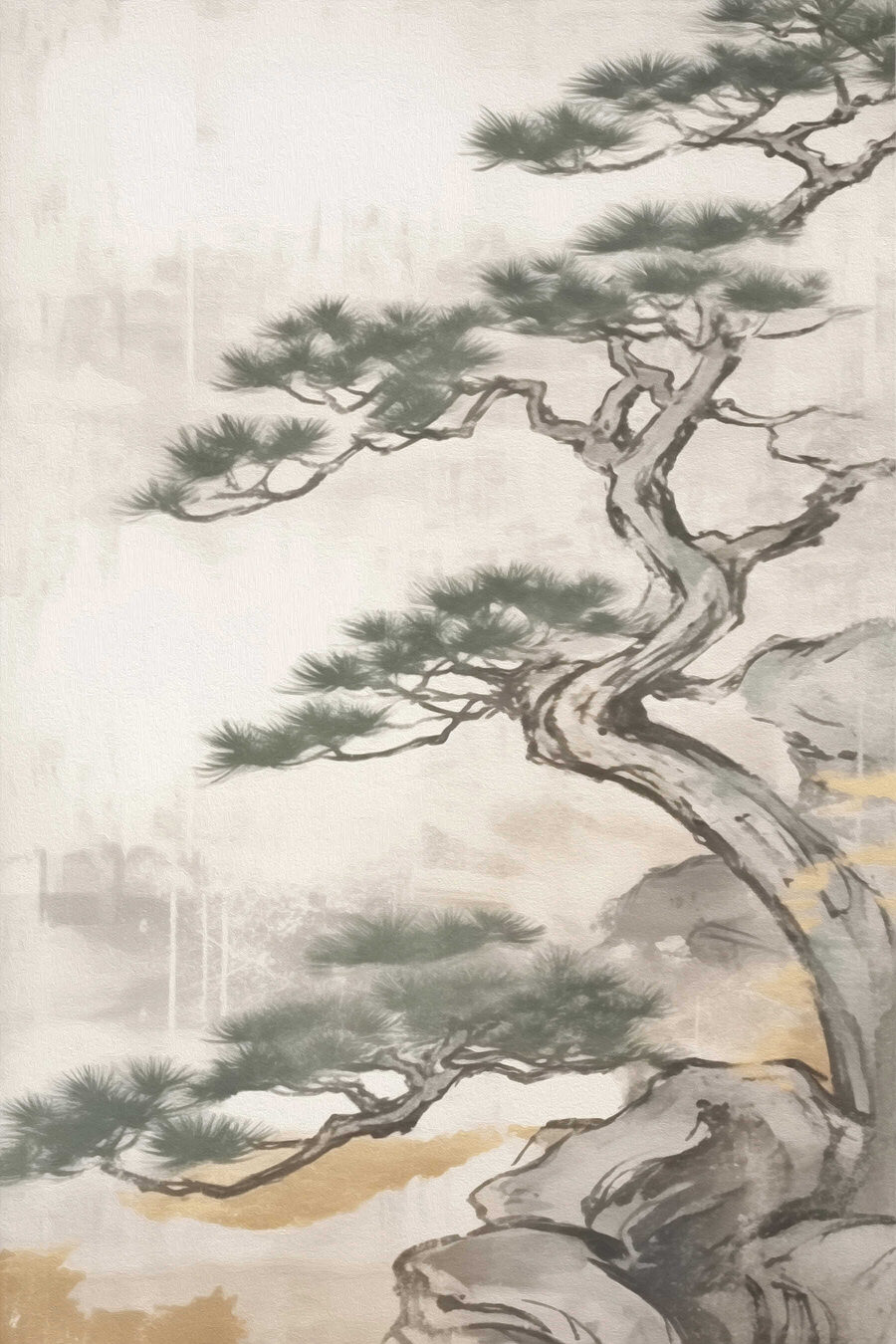 Baum auf einem Felsen Baum auf einem Felsen