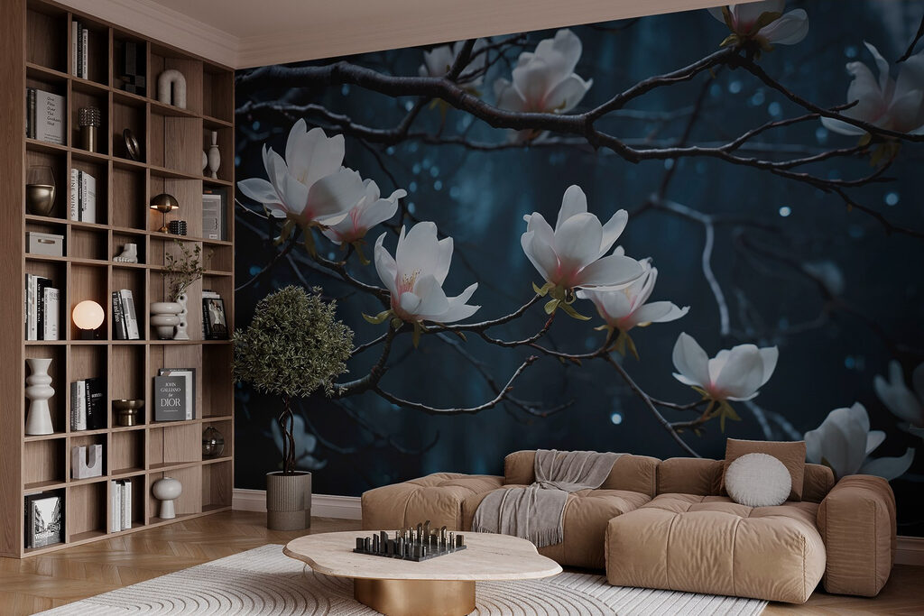 Tree with white flowers Tree with white flowers