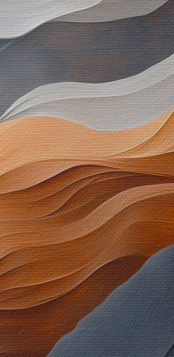 Flowing waves of color and texture