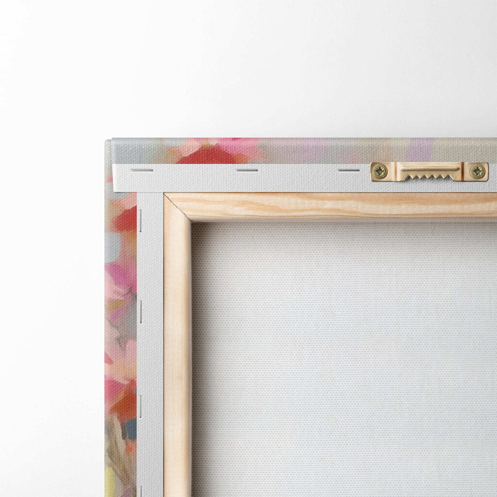 Painting of flowers on a wall Painting of flowers on a wall