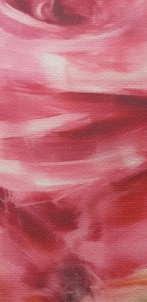 Gemälde einer rosa Rose Gemälde einer rosa Rose