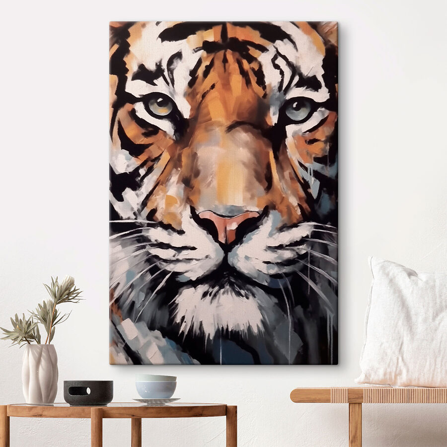 Gemälde eines Tigers
