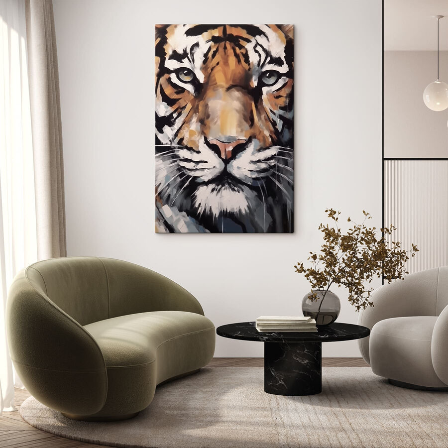 Gemälde eines Tigers