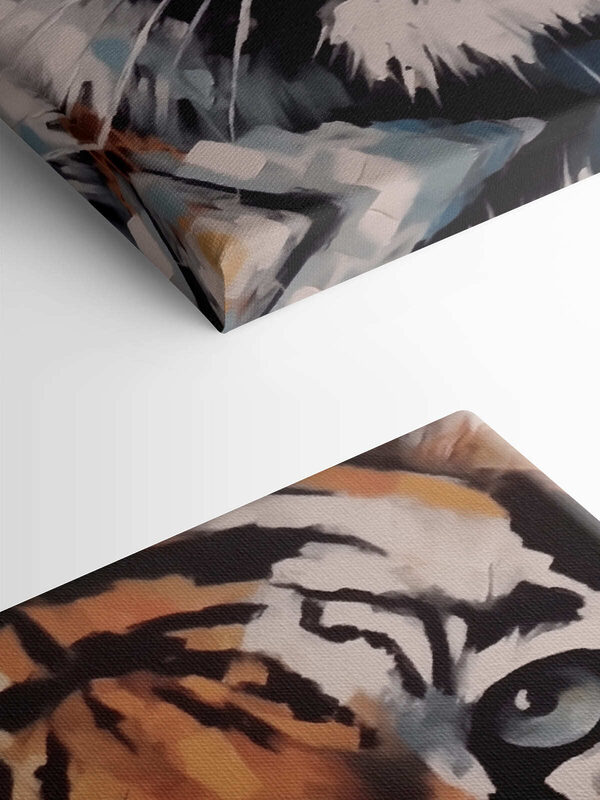 Gemälde eines Tigers Gemälde eines Tigers