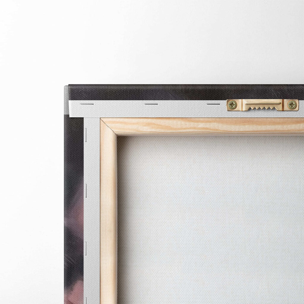 Painting of pink flowers