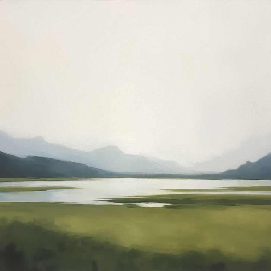 Von Bergen umgebener See Von Bergen umgebener See