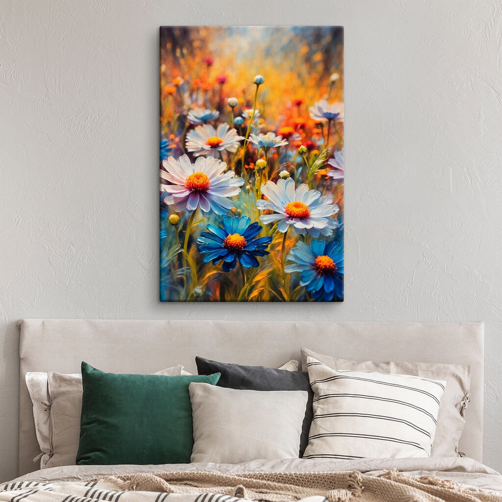 Vibrant blooms in a colorful field Vibrant blooms in a colorful field