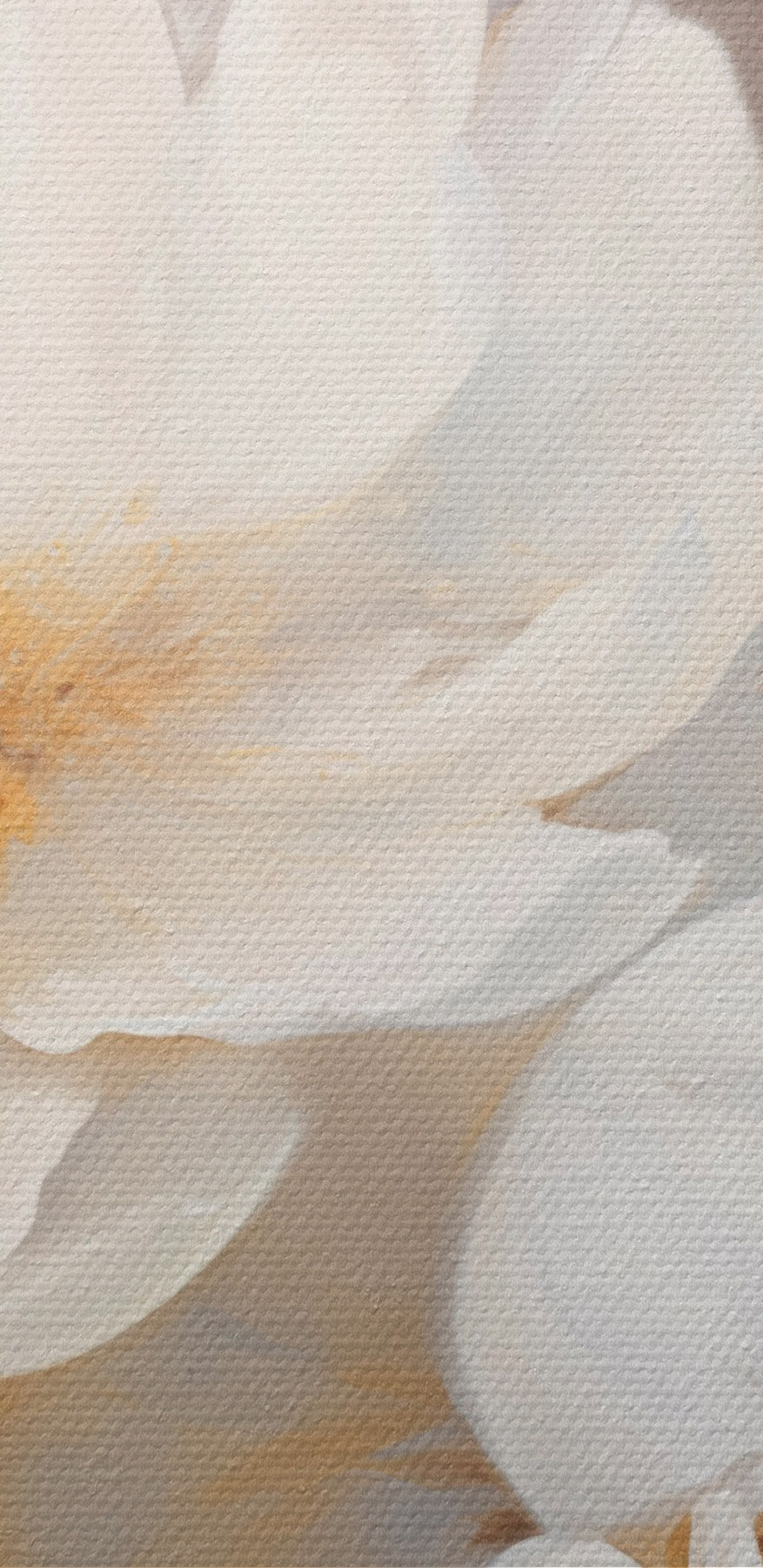 Malerei von weißen Blumen