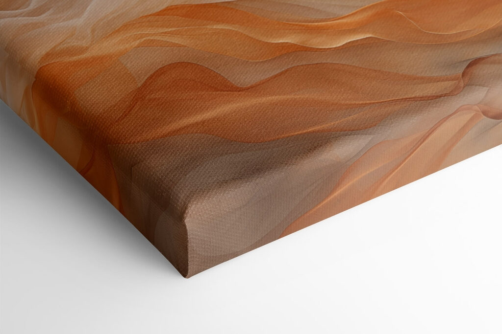 Gentle waves of flowing fabric