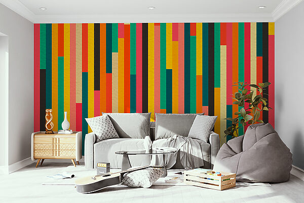 Bunte vertikale Linien Bunte vertikale Linien