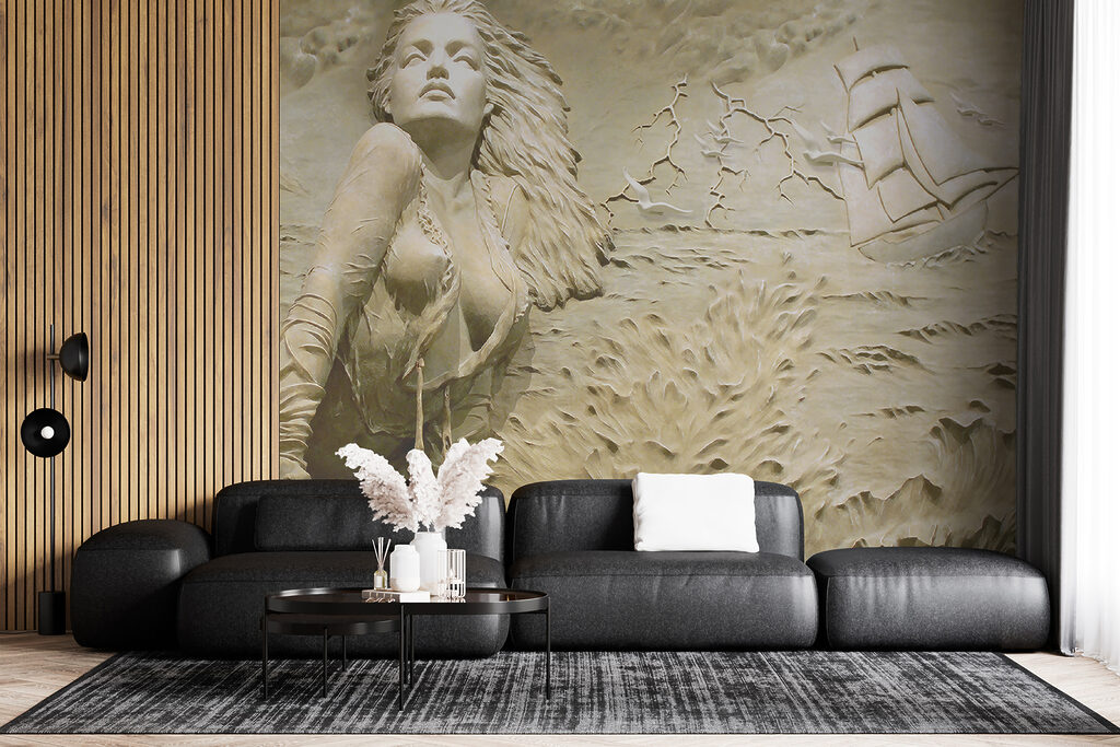 Sculpture of a woman