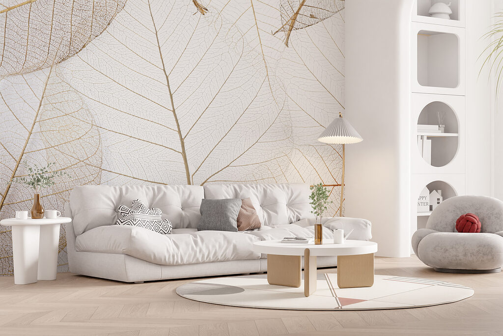 Group of brown leaves