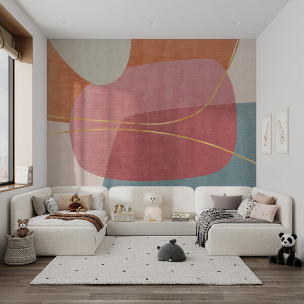 Abstract harmony in soft, pastel hues Abstract harmony in soft, pastel hues