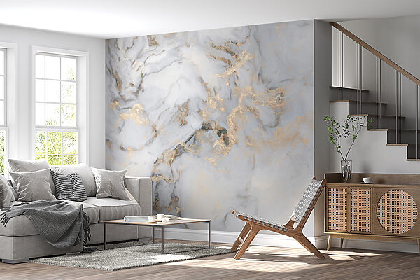 Eleganter Marmor mit metallischen Adern Eleganter Marmor mit metallischen Adern