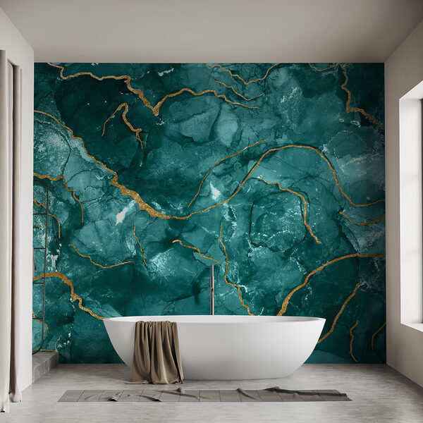 Elegantes Design in Teal und warmen Akzenten. Elegantes Design in Teal und warmen Akzenten.