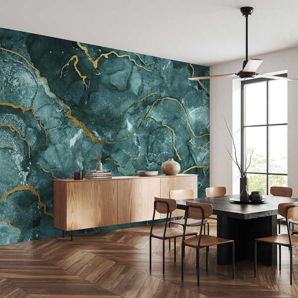 Elegantes Design in Teal und warmen Akzenten. Elegantes Design in Teal und warmen Akzenten.