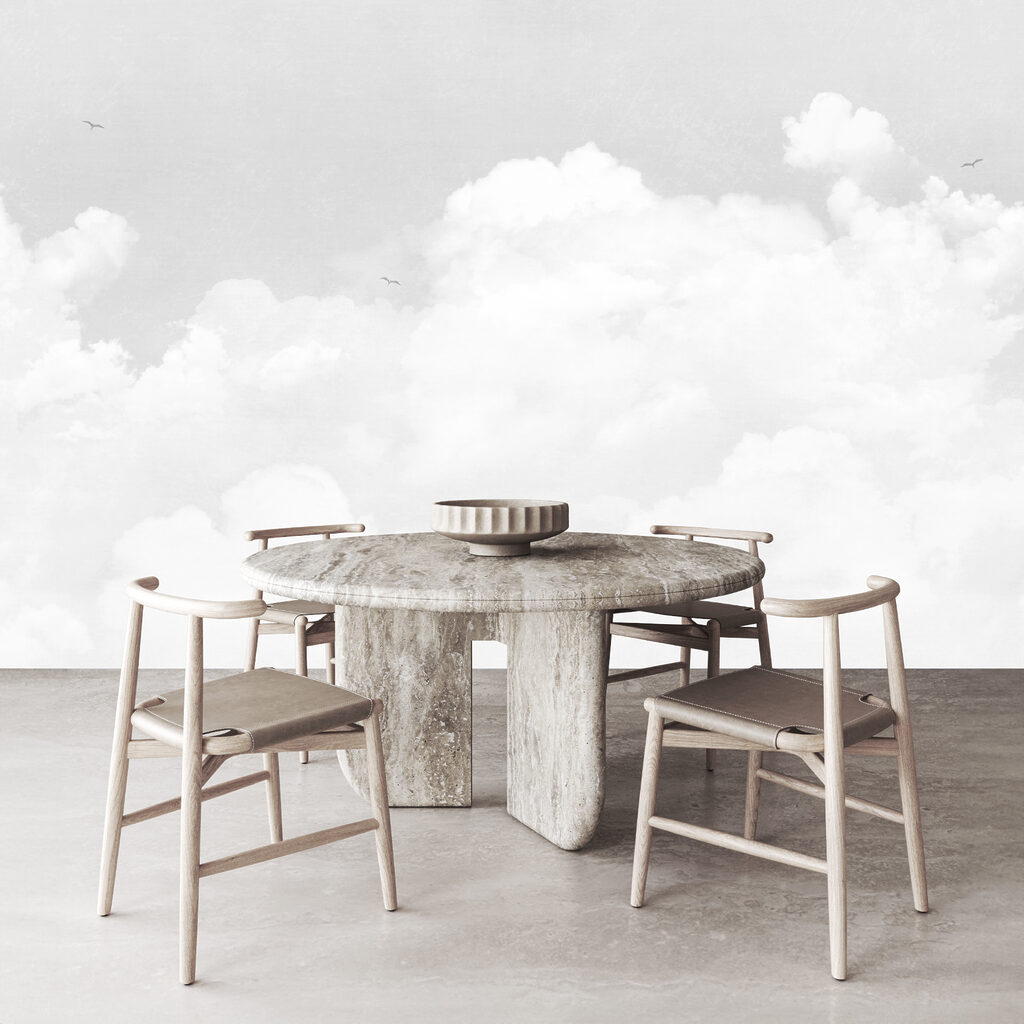 A white clouds in the sky