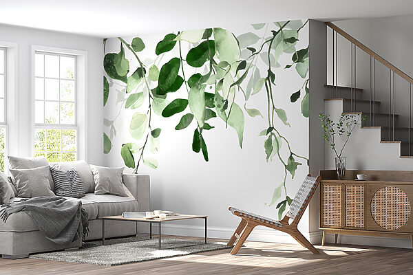 Elegantes grünes Blätter-Hintergrunddesign. Elegantes grünes Blätter-Hintergrunddesign.