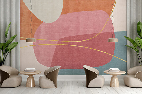 Abstract harmony in soft, pastel hues Abstract harmony in soft, pastel hues