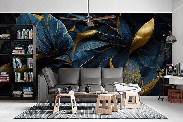 Elegant leaves in vibrant hues Elegant leaves in vibrant hues