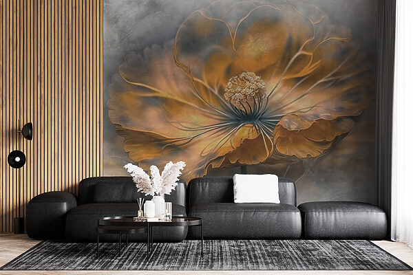 Delicate petals in warm hues