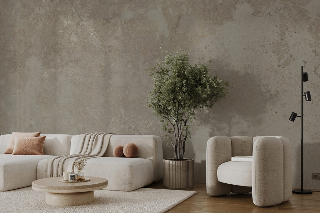 Textured surface with neutral tones