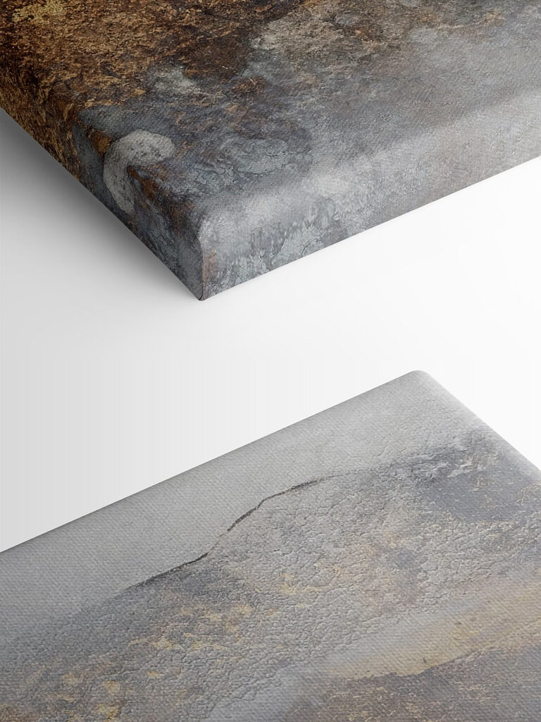 A close up of a stone