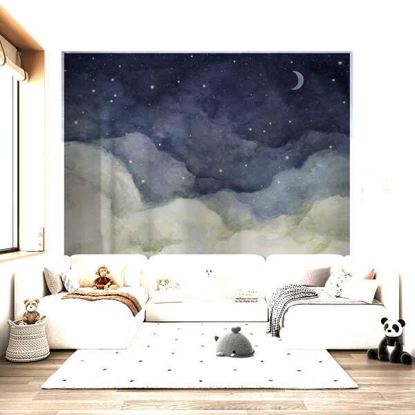 Mond und Wolken bei Nacht Mond und Wolken bei Nacht