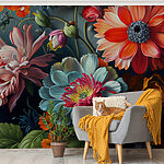 Fototapeten Lebendige Blüten in atemberaubenden Farben