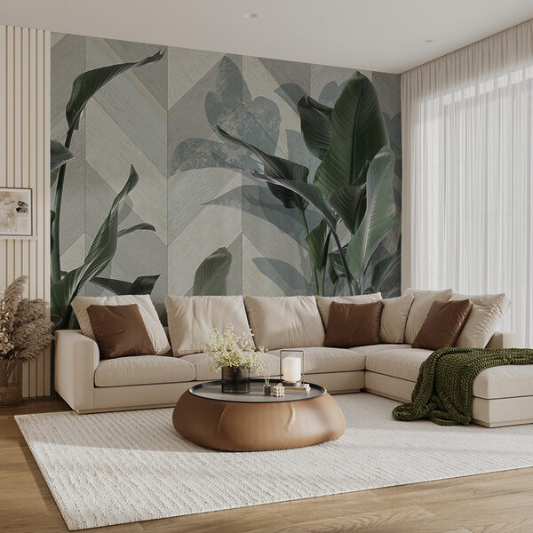 Plant with leaves on it