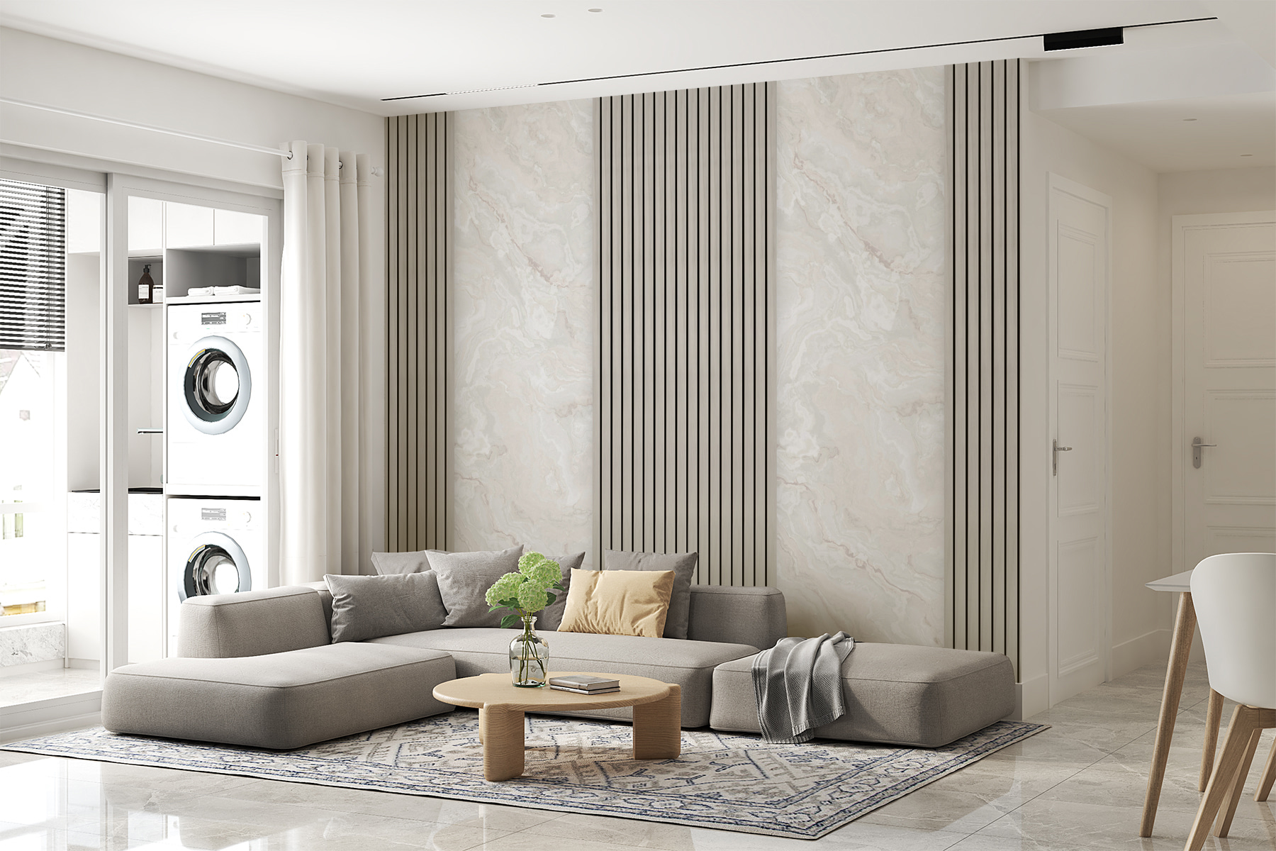 Elegant pattern with subtle contrasts