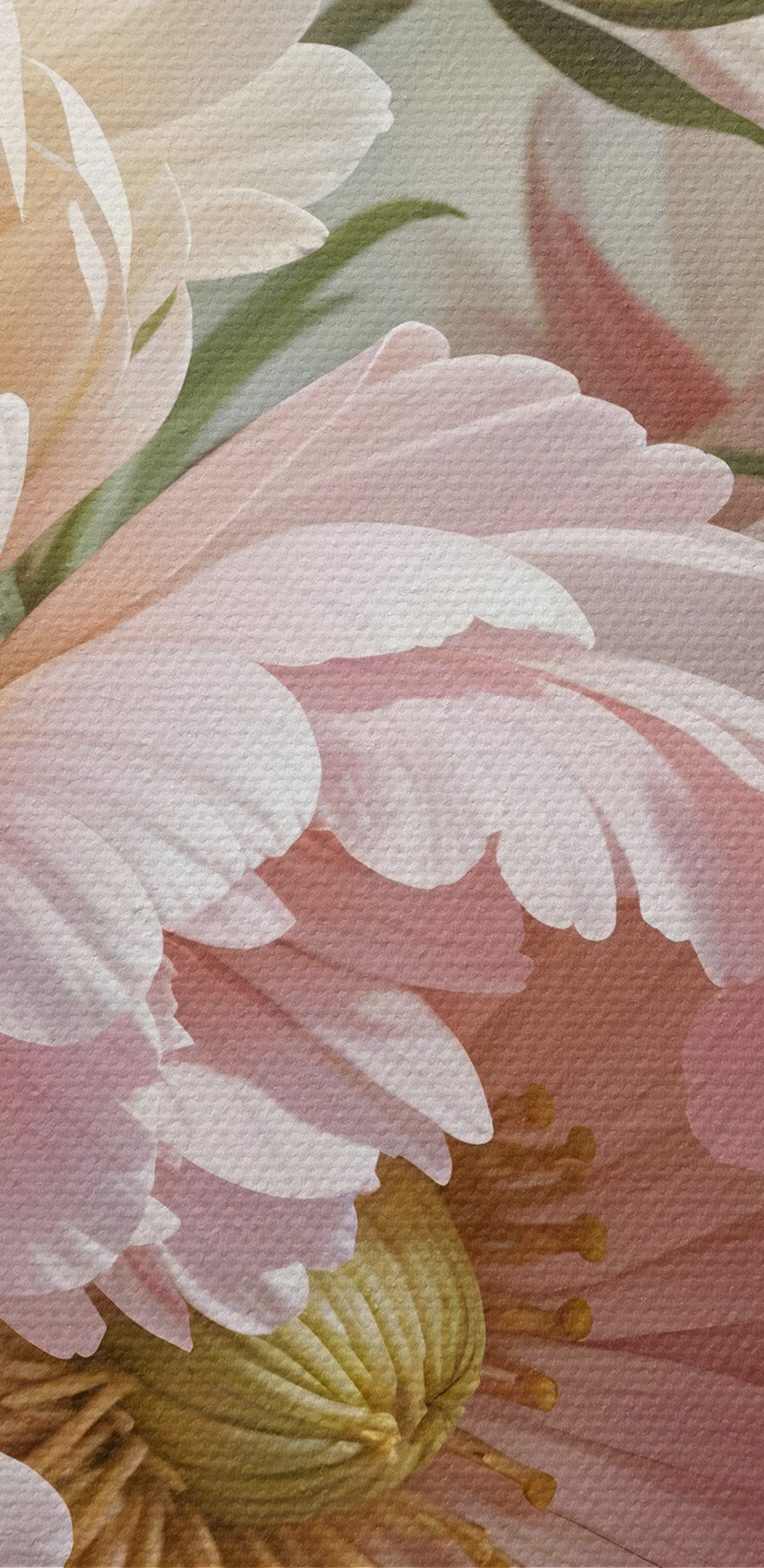 Zarte Blüten in sanften Farbtönen