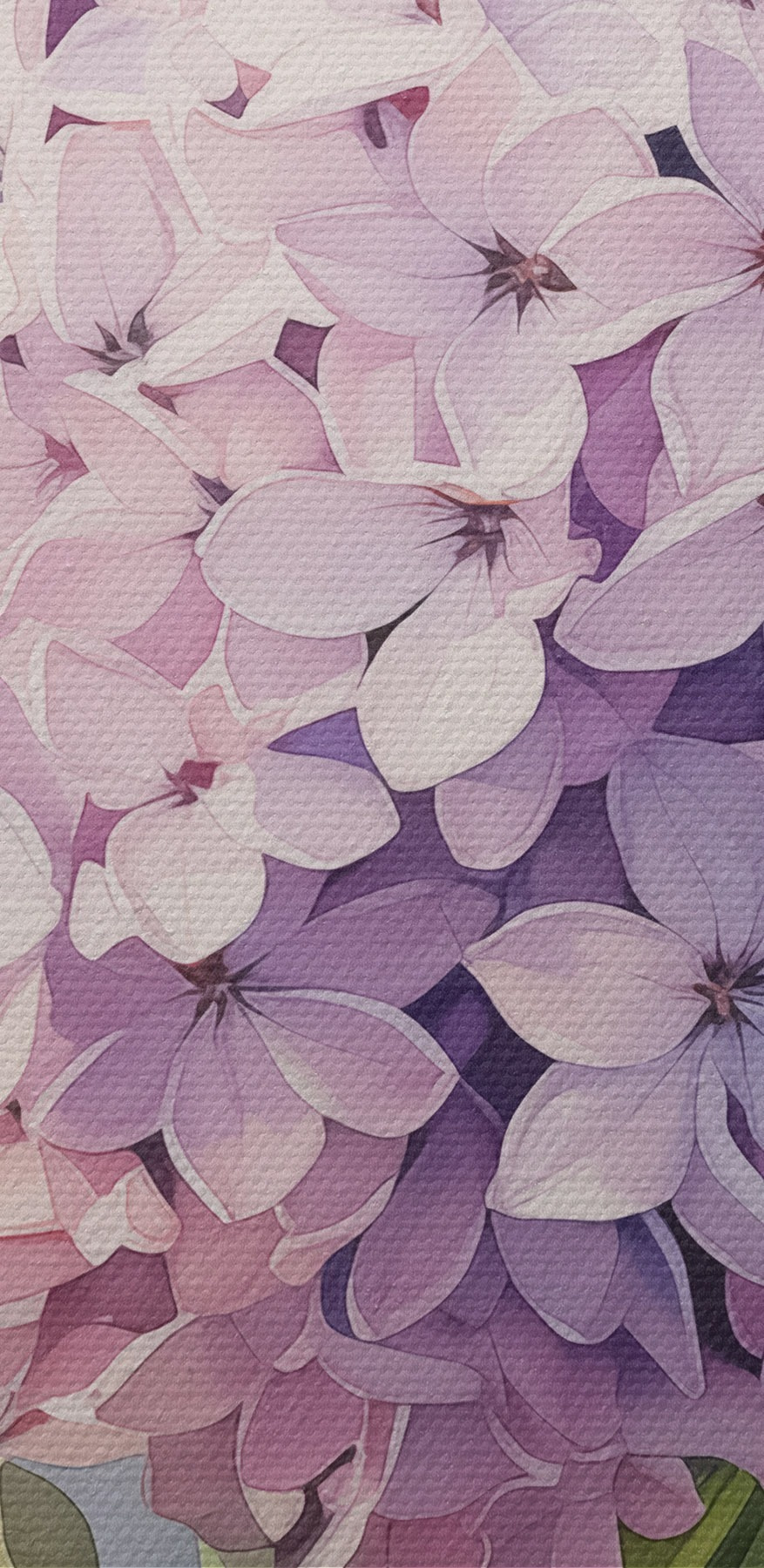 Zarte Blüten in sanften Pastelltönen