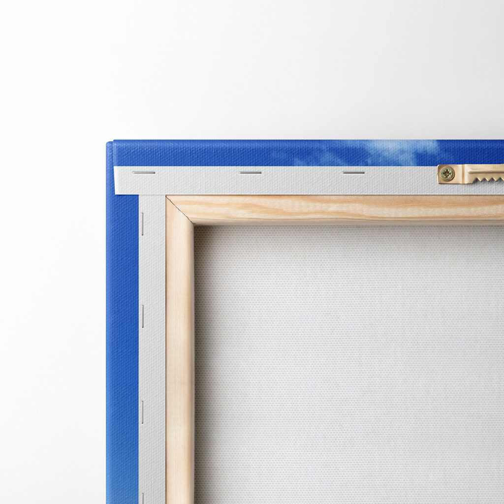 A beach with palm trees and blue water