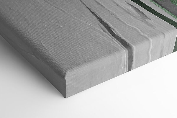Emerald strokes on textured canvas Emerald strokes on textured canvas