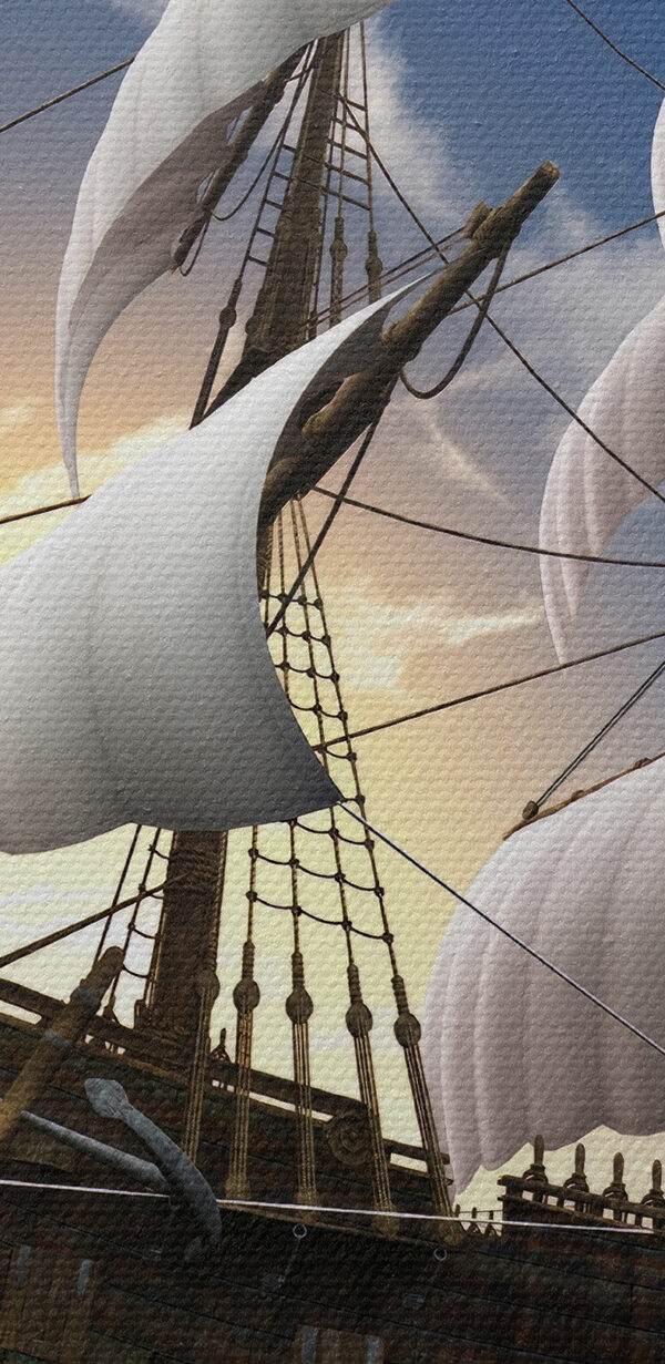 Ein Schiff auf dem Wasser Ein Schiff auf dem Wasser