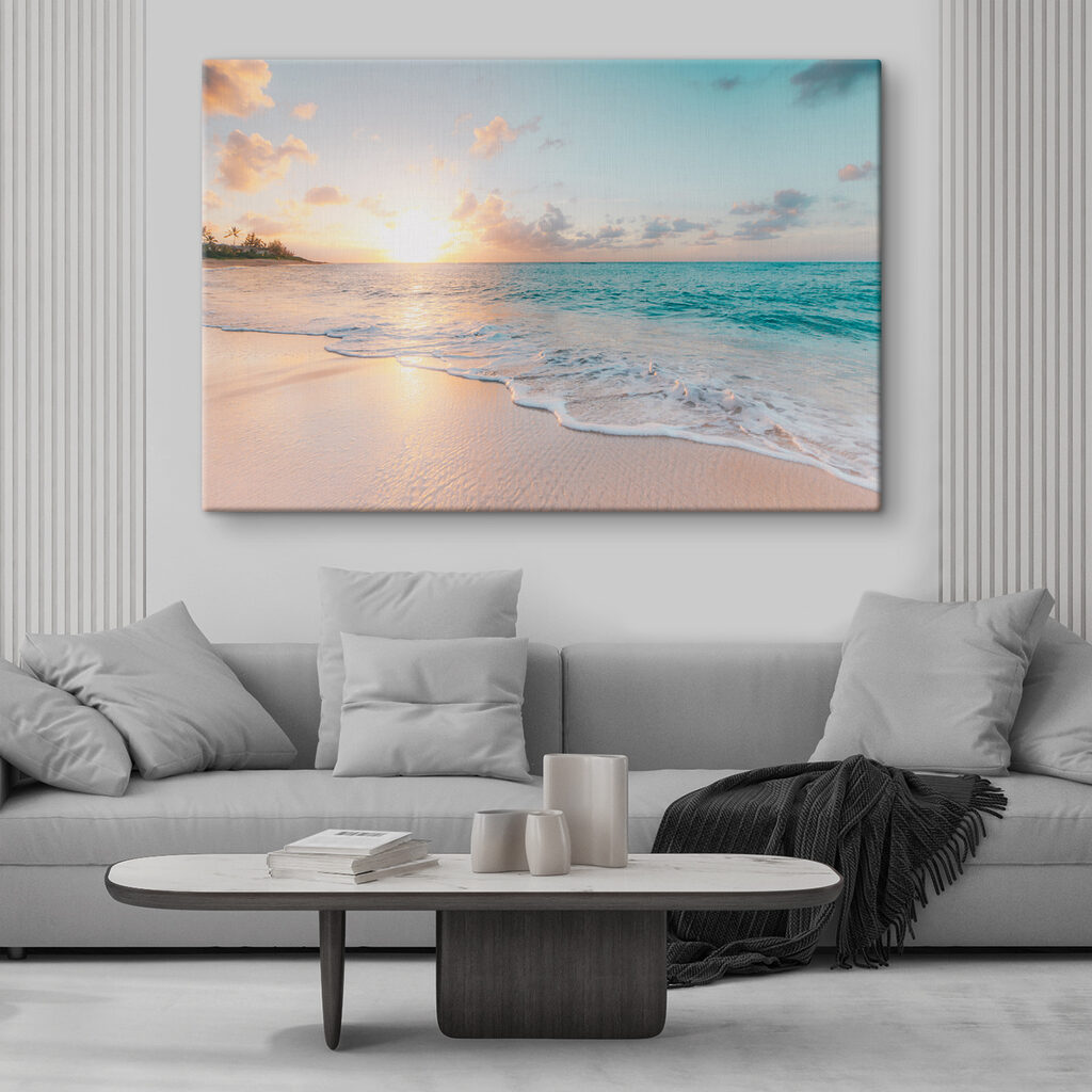 Ein Strand mit Wellen und einem Sonnenuntergang s28661pig106s 1024x1024 - Ein Strand mit Wellen und einem Sonnenuntergang