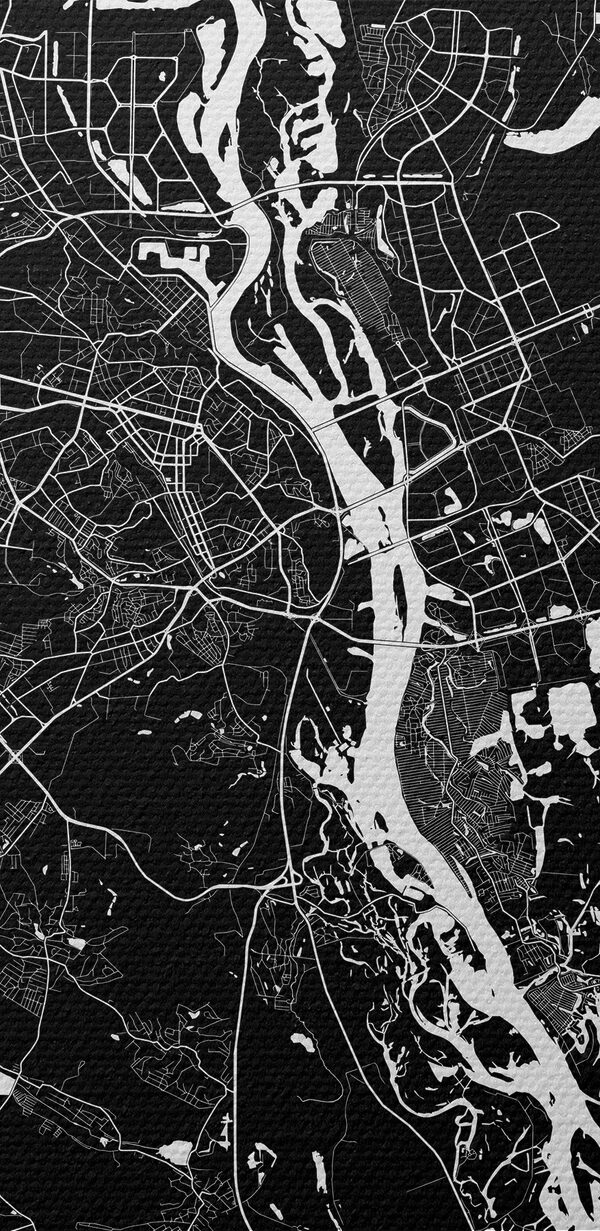 A map of a city A map of a city