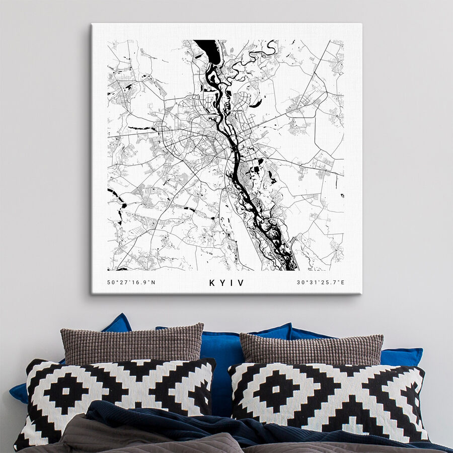 Wandbilder Ein Stadtplan – Bild 4