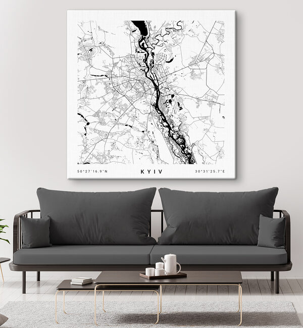 Ein Stadtplan Ein Stadtplan
