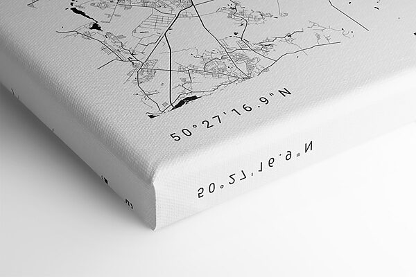 Ein Stadtplan Ein Stadtplan