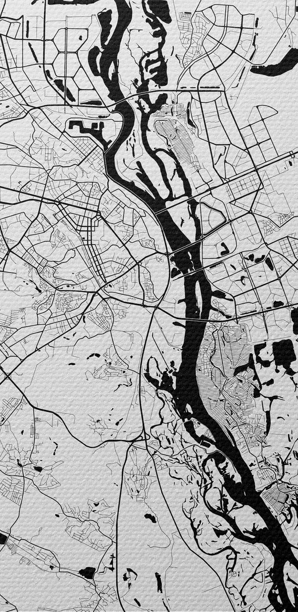 Ein Stadtplan Ein Stadtplan
