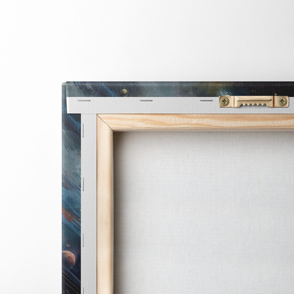 Planets in space with planets and stars