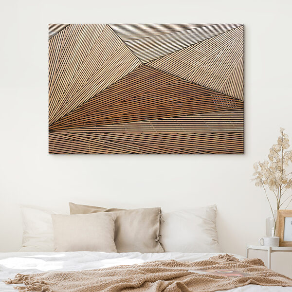 Eine Nahaufnahme eines Holzbodens Eine Nahaufnahme eines Holzbodens