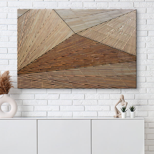 Eine Nahaufnahme eines Holzbodens Eine Nahaufnahme eines Holzbodens