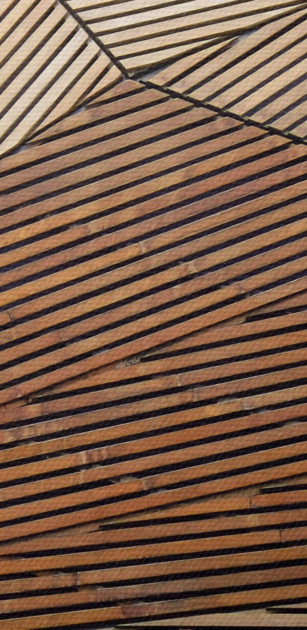 Eine Nahaufnahme eines Holzbodens Eine Nahaufnahme eines Holzbodens