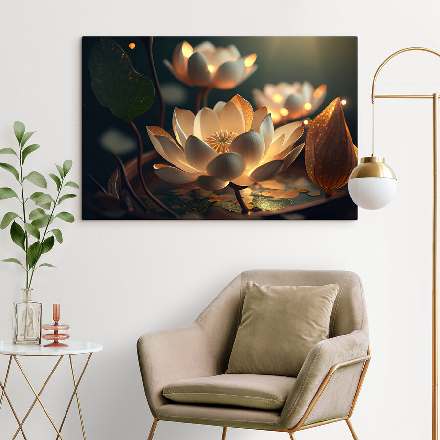 Eine weiße Blume mit gelben Flecken darauf