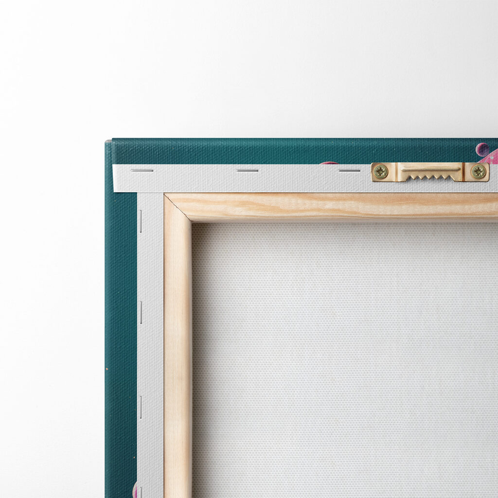 An astronaut in a colorful circle An astronaut in a colorful circle